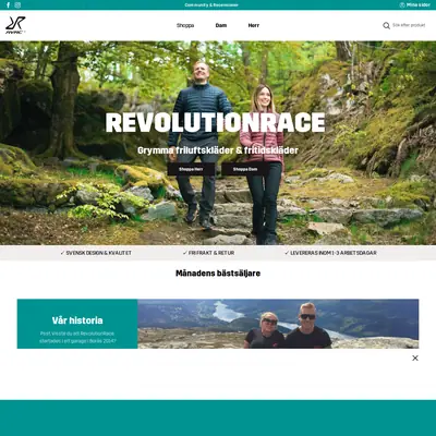 Revolution startsida 2020
