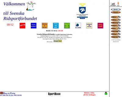 Ridsport startsida 1997