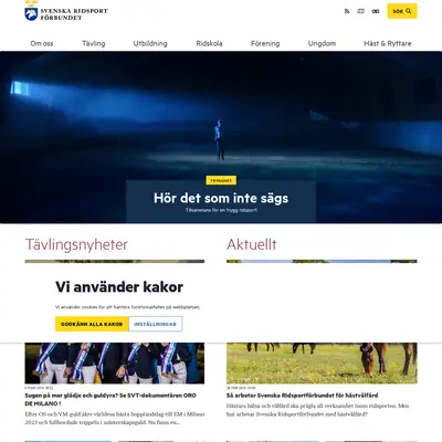 Ridsport startsida 2024