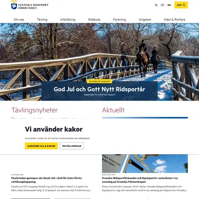 Ridsport startsida 2025