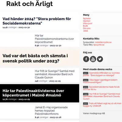 riks.se startsida 2024
