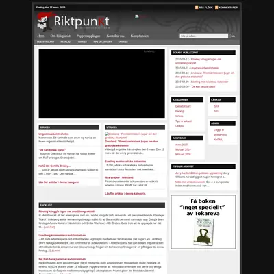 Riktpunkt startsida 2010