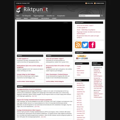 Riktpunkt startsida 2012
