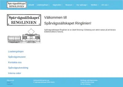 RINGLINIEN startsida 2019