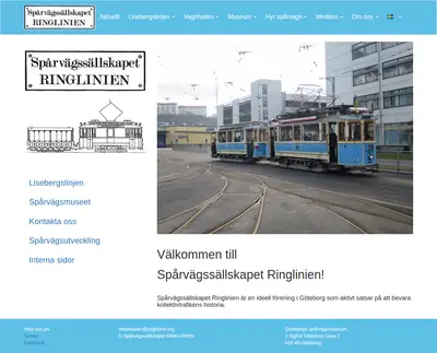 RINGLINIEN startsida 2020