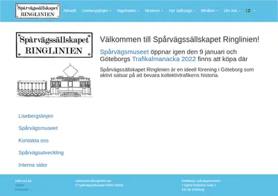 RINGLINIEN startsida 2022