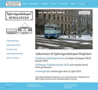 RINGLINIEN startsida 2023