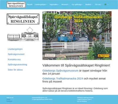 RINGLINIEN startsida 2024