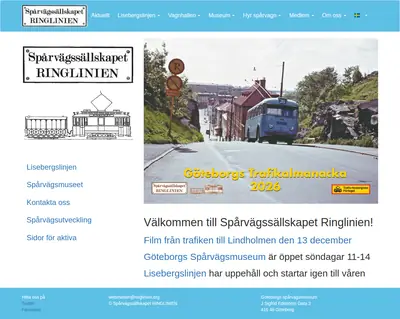 RINGLINIEN startsida 2026