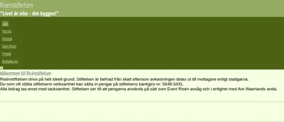 www.risenstiftelsen.se startsida 2018