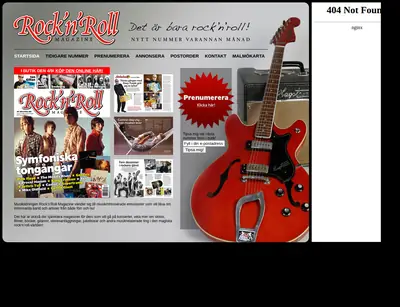 www.rocknrollmagazine.se startsida 2013