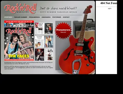 www.rocknrollmagazine.se startsida 2015