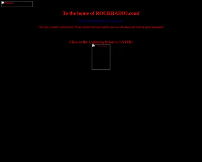 Rockradio startsida 2000