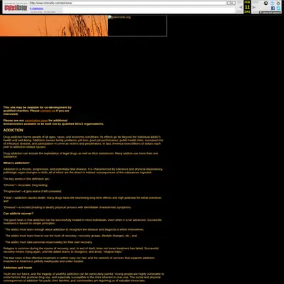 Rockradio startsida 2003