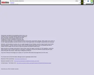 Rockradio startsida 2004