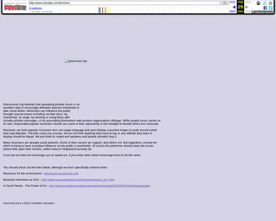 Rockradio startsida 2005