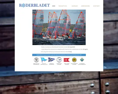 Roderbladet startsida 2019