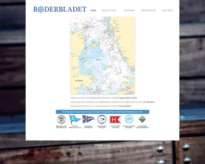 Roderbladet startsida 2020