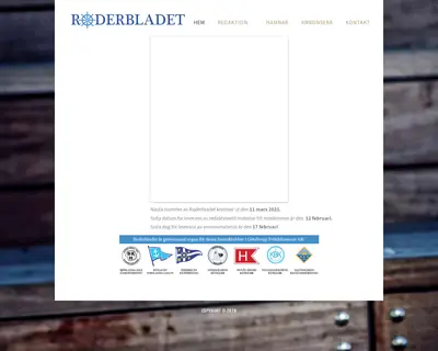 Roderbladet startsida 2021