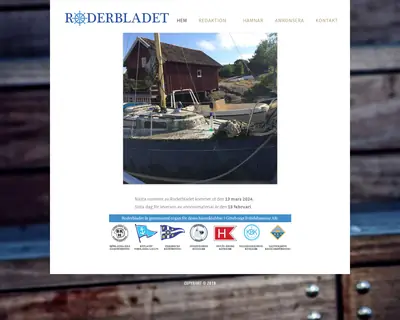 Roderbladet startsida 2024