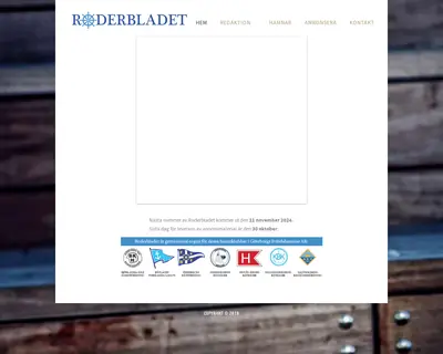 Roderbladet startsida 2025