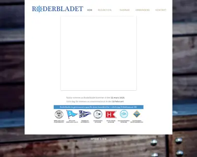Roderbladet startsida 2026