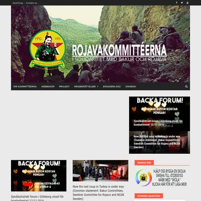 rojavakommitteerna.com startsida 2017