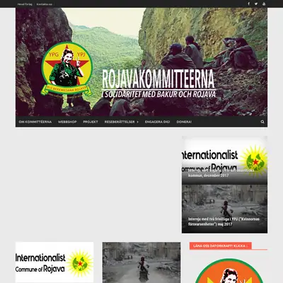 rojavakommitteerna.com startsida 2018