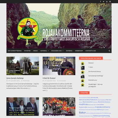 rojavakommitteerna.com startsida 2024