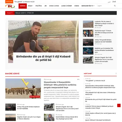 RONAHI-TV startsida 2022