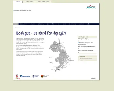 www.roslagen.com startsida 2009