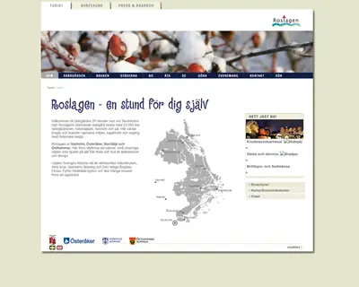 www.roslagen.com startsida 2010