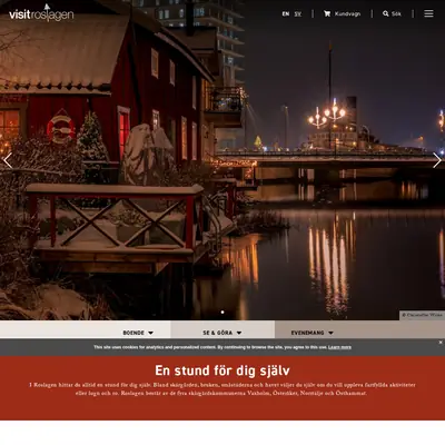 www.roslagen.com startsida 2022