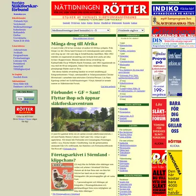 rotter.se startsida 2004