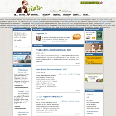 rotter.se startsida 2015