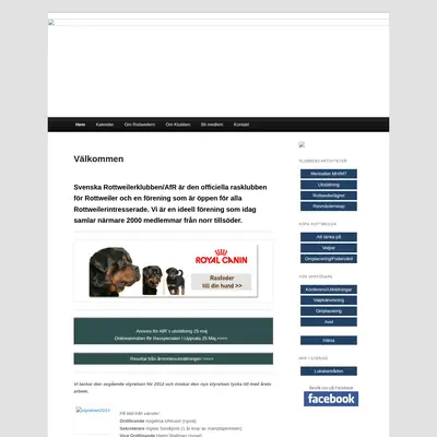 Rottweilern startsida 2013