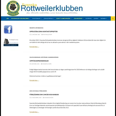 Rottweilern startsida 2021