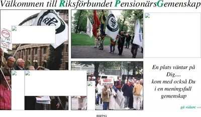 Senior Posten startsida 2004
