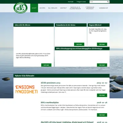 Senior Posten startsida 2019