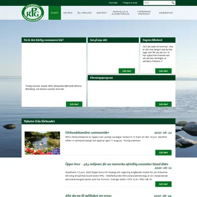 Senior Posten startsida 2020