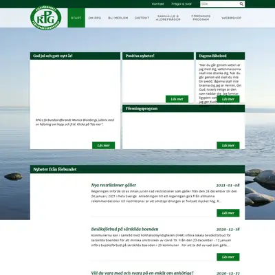 Senior Posten startsida 2021