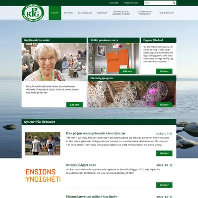 Senior Posten startsida 2022