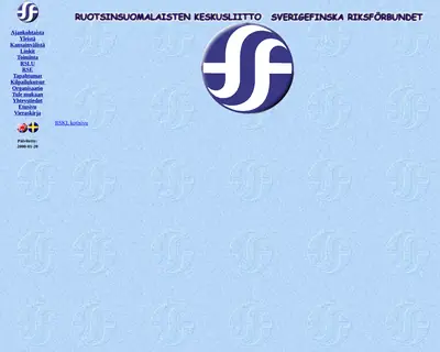rskl.se startsida 1998