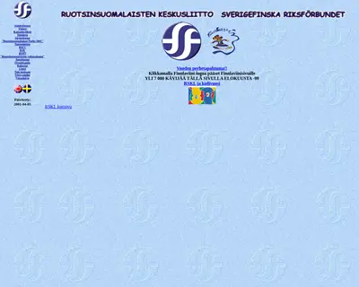 rskl.se startsida 2001