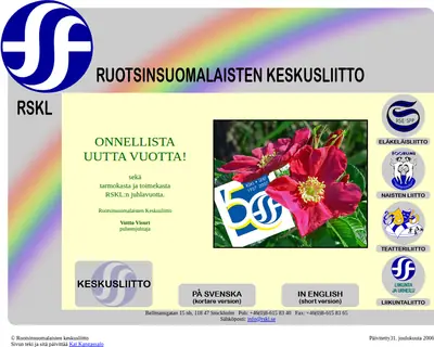 rskl.se startsida 2007