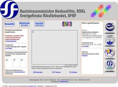 rskl.se startsida 2011