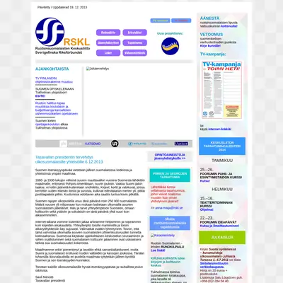 rskl.se startsida 2014