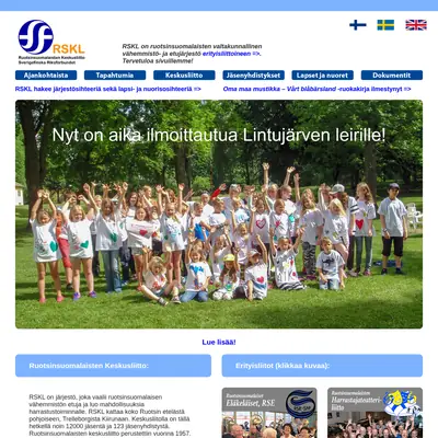 rskl.se startsida 2018