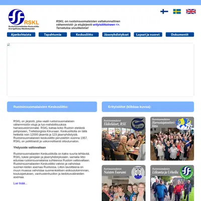 rskl.se startsida 2019