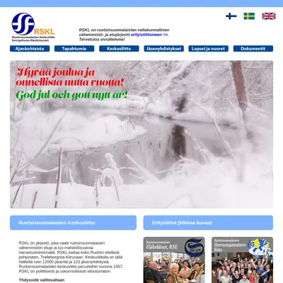 rskl.se startsida 2020